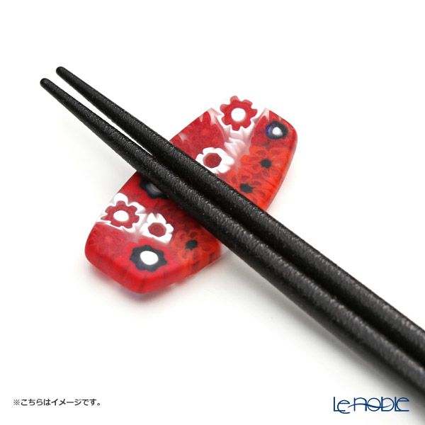 エルコーレモレッティ 箸置き chopstick rest レッド系 R