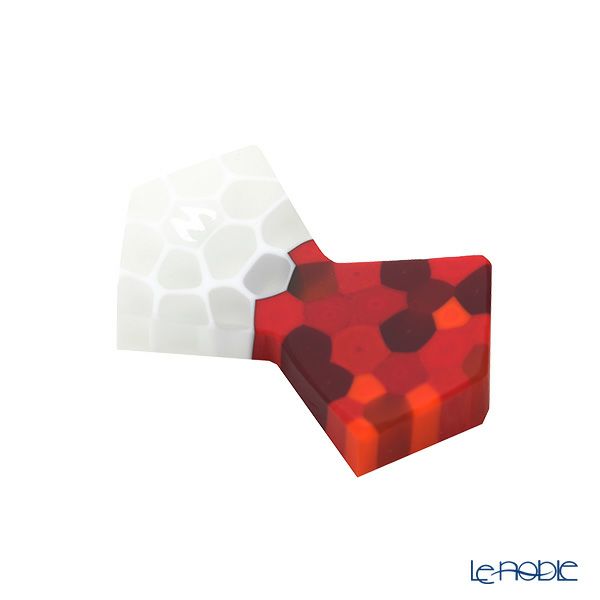 エルコーレモレッティ 箸置き chopstick rest FIO 5ピースセット レッド×ホワイト モザイク