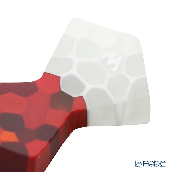 エルコーレモレッティ 箸置き chopstick rest FIO 5ピースセット レッド×ホワイト モザイク