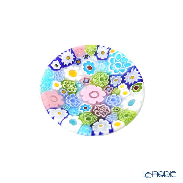 エルコーレモレッティ ミレフィオーリ ミニプレート ラウンド 7cm パステル多彩 200