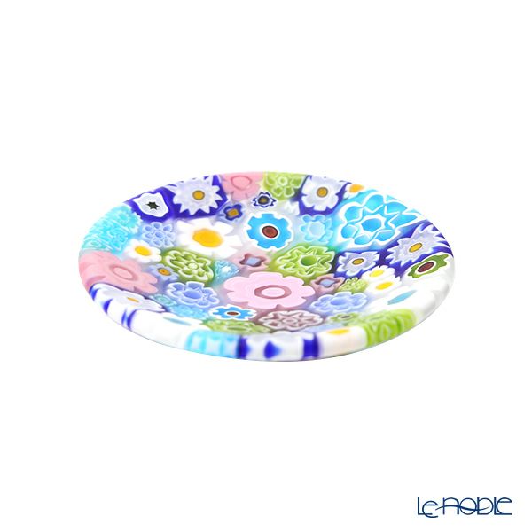 エルコーレモレッティ ミレフィオーリ ミニプレート ラウンド 7cm パステル多彩 200