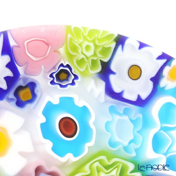 エルコーレモレッティ ミレフィオーリ ミニプレート ラウンド 7cm パステル多彩 200