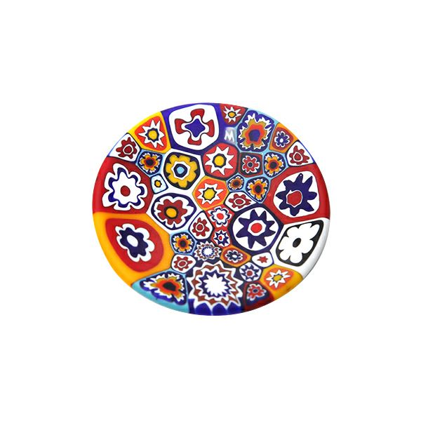 エルコーレモレッティ ミレフィオーリ ミニプレート ラウンド 7cm ゲンショク多彩 100