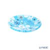 エルコーレモレッティ ミレフィオーリ ミニプレート ラウンド 7cm ライトブルー系 A