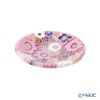 エルコーレモレッティ ミレフィオーリ ミニプレート ラウンド 7cm ピンク系 P