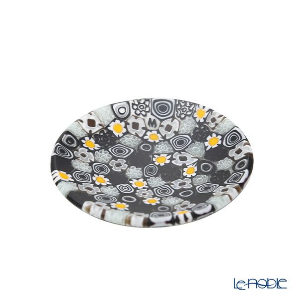 エルコーレモレッティ ミレフィオーリ ミニプレート ラウンド 7cm モノトーン×カモミール 215