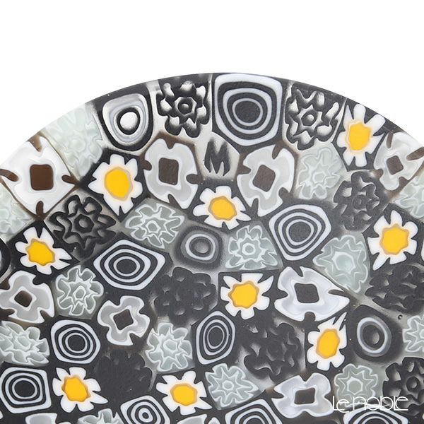 エルコーレモレッティ ミレフィオーリ ミニプレート ラウンド 7cm モノトーン×カモミール 215