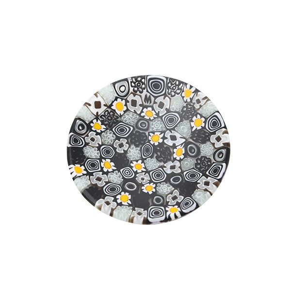 エルコーレモレッティ ミレフィオーリ ミニプレート ラウンド 7cm モノトーン×カモミール 215
