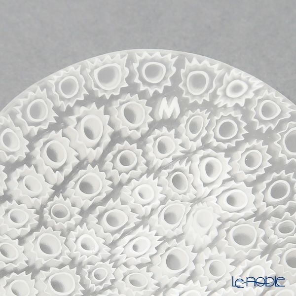 エルコーレモレッティ ミレフィオーリ ミニプレート ラウンド 7cm ホワイト 113