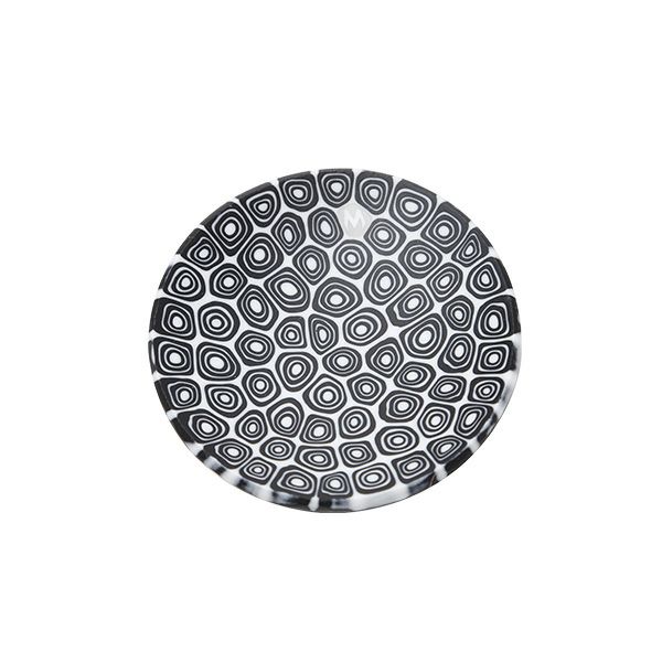 エルコーレモレッティ ミレフィオーリ ミニプレート ラウンド 7cm ネンリン／ホワイト 6