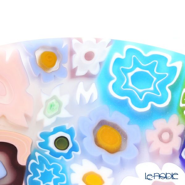 エルコーレモレッティ ミレフィオーリ ミニプレート オーバル 7×5cm パステル多彩 200