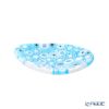 エルコーレモレッティ ミレフィオーリ ミニプレート オーバル 7×5cm ライトブルー系 A