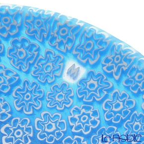 エルコーレモレッティ ミレフィオーリ プレート 8cm ブルー（49）