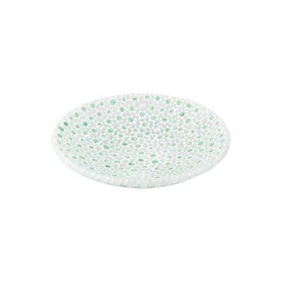 エルコーレモレッティ ミレフィオーリ フラットプレート 13cm ホワイト