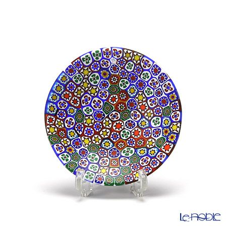 エルコーレモレッティ ミレフィオーリ プレート 8cm ゲンショク多彩（100）