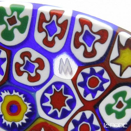 エルコーレモレッティ ミレフィオーリ プレート 8cm ゲンショク多彩（100）