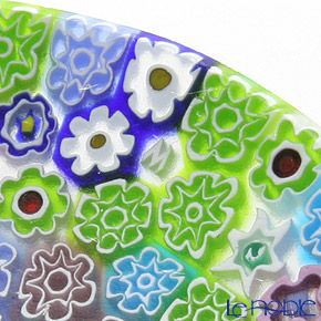 エルコーレモレッティ ミレフィオーリ プレート 8cm パステル多彩（200）