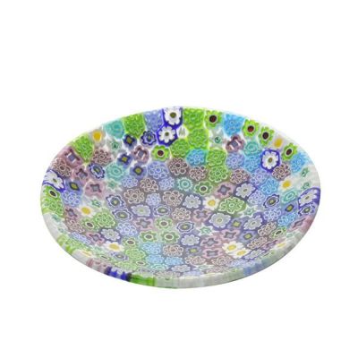 エルコーレモレッティ ミレフィオーリ プレート 24cm パステル多彩