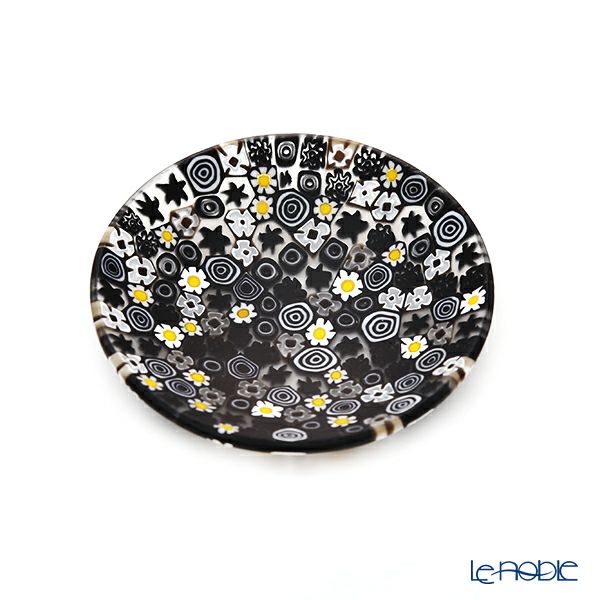 エルコーレモレッティ ミレフィオーリ プレート 8cm モノトーン × カモミール（215）豆皿