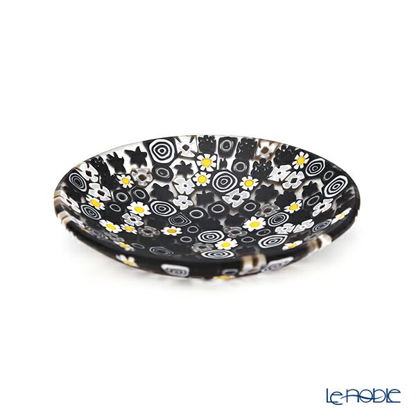 エルコーレモレッティ ミレフィオーリ プレート 8cm モノトーン × カモミール（215）豆皿