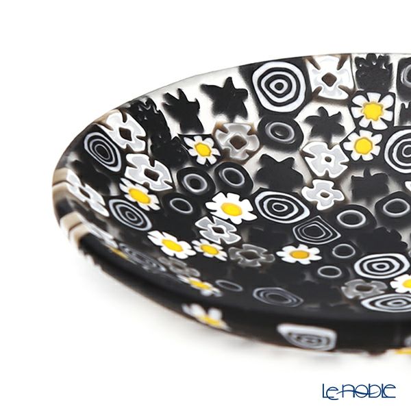 エルコーレモレッティ ミレフィオーリ プレート 8cm モノトーン × カモミール（215）豆皿