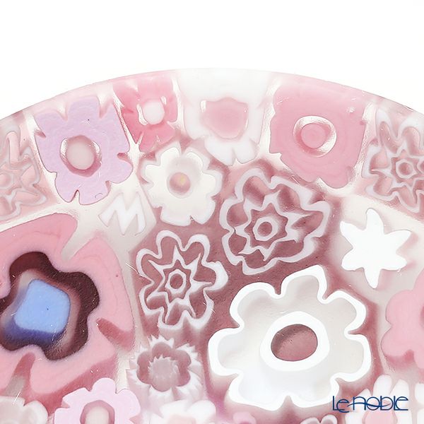 エルコーレモレッティ ミレフィオーリ プレート 8cm スプリング ピンク系 SPRING P