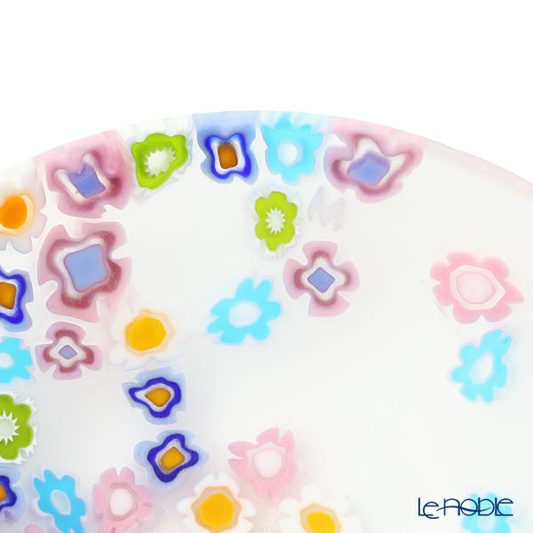 エルコーレモレッティ ミレフィオーリ 春風 プレート 8cm マルチカラー 小皿