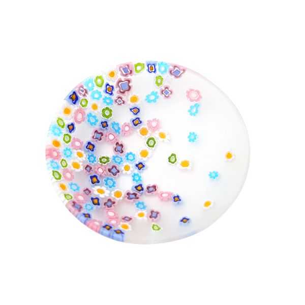 エルコーレモレッティ ミレフィオーリ 春風 プレート 8cm マルチカラー 小皿