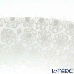 エルコーレモレッティ ミレフィオーリ プレート 10.5cm ホワイト（46）