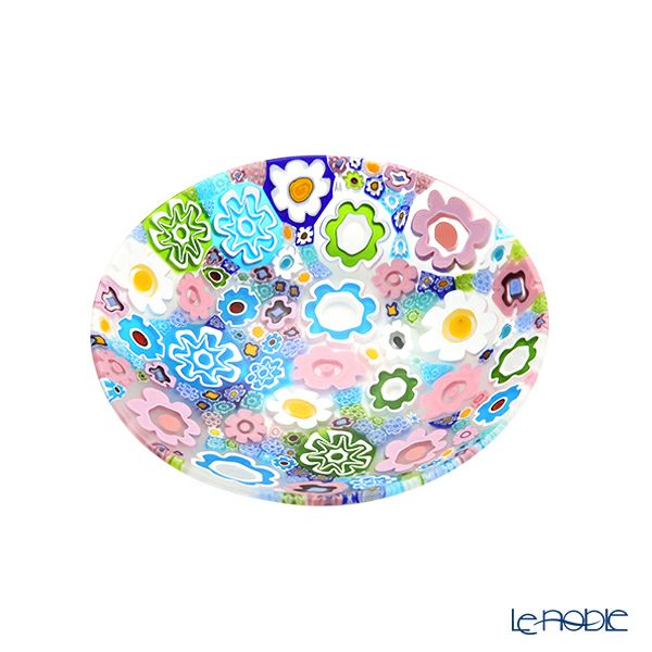 エルコーレモレッティ ミレフィオーリ プレート 13cm スプリング パステル多彩 200