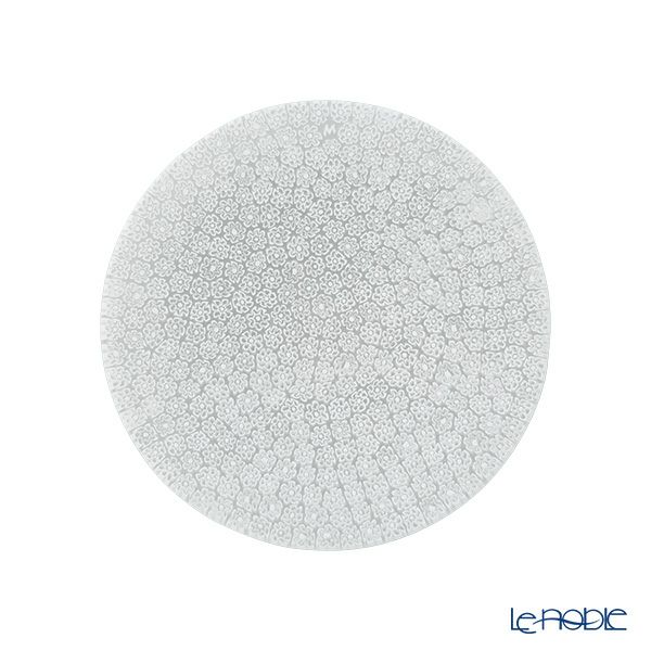 エルコーレモレッティ ミレフィオーリ フラットプレート 13cm ホワイト（46）