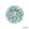 エルコーレモレッティ ミレフィオーリ フラットプレート 13cm パステル多彩（200）