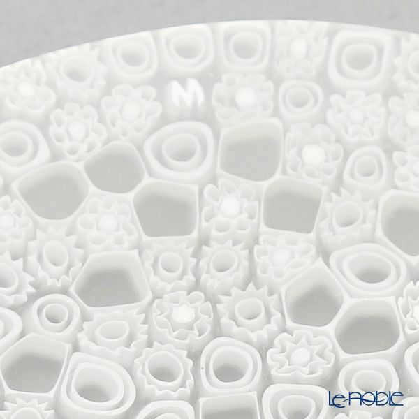 エルコーレモレッティ ミレフィオーリ フラットプレート 13cm ホワイト（210）小皿