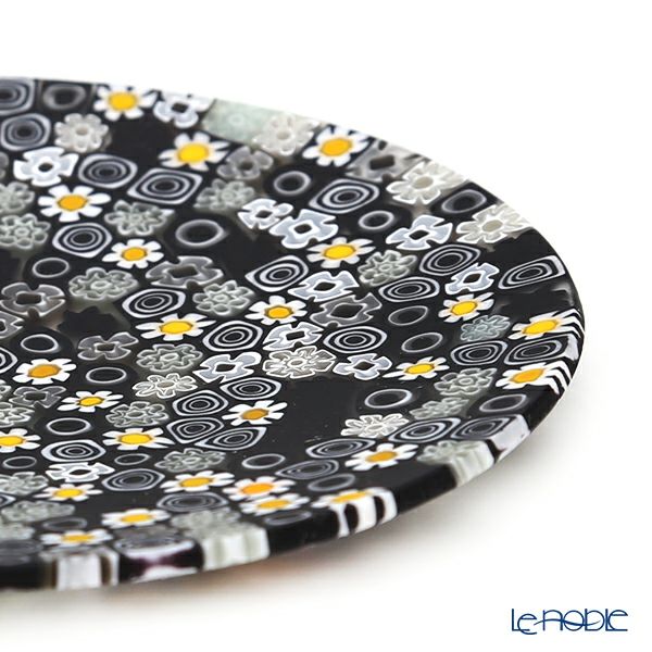 エルコーレモレッティ ミレフィオーリ フラットプレート 13cm モノトーン × カモミール（215）小皿