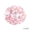 エルコーレモレッティ ミレフィオーリ フラットプレート 13cm ピンク×ホワイト 430