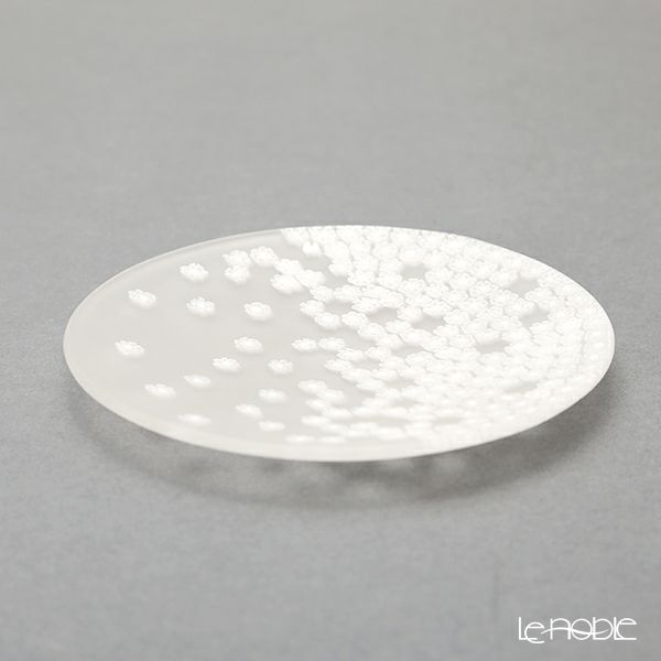 エルコーレモレッティ ミレフィオーリ フラットプレート 13cm 春風 ホワイト 小皿