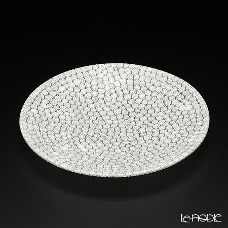 エルコーレモレッティ ミレフィオーリ プレート 19cm ホワイト（46）