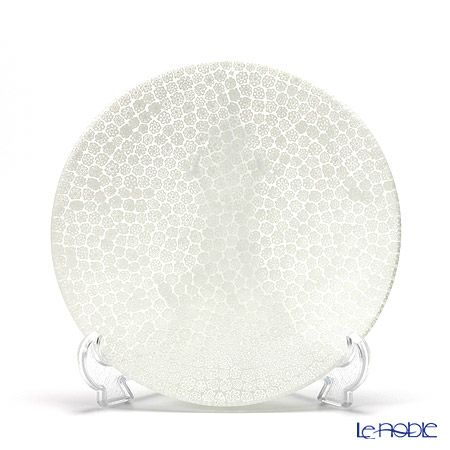 エルコーレモレッティ ミレフィオーリ プレート 19cm ホワイト（46）