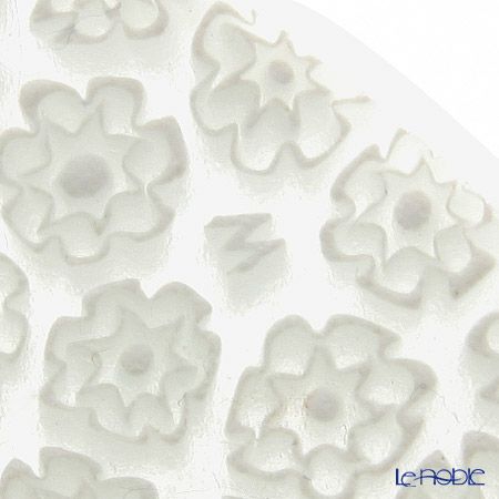 エルコーレモレッティ ミレフィオーリ プレート 19cm ホワイト（46）