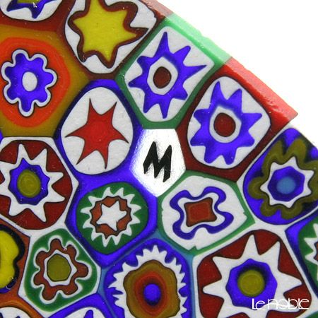 エルコーレモレッティ ミレフィオーリ プレート 19cm ゲンショク多彩（100）