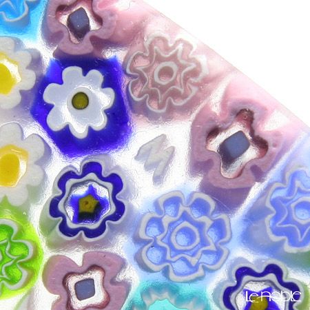 エルコーレモレッティ ミレフィオーリ プレート 19cm パステル多彩（200）