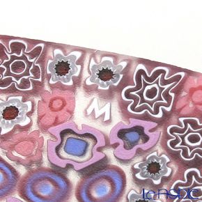 エルコーレモレッティ ミレフィオーリ プレート 19cm ピンク系（214）