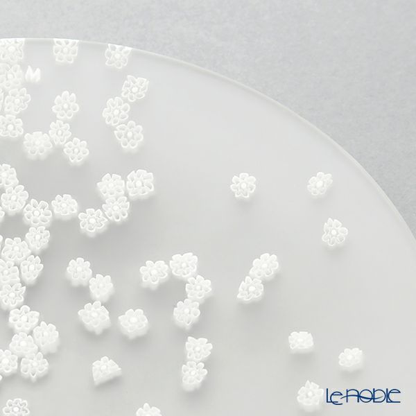 エルコーレモレッティ ミレフィオーリ プレート 19cm 春風 ホワイト VDP19 WHITE