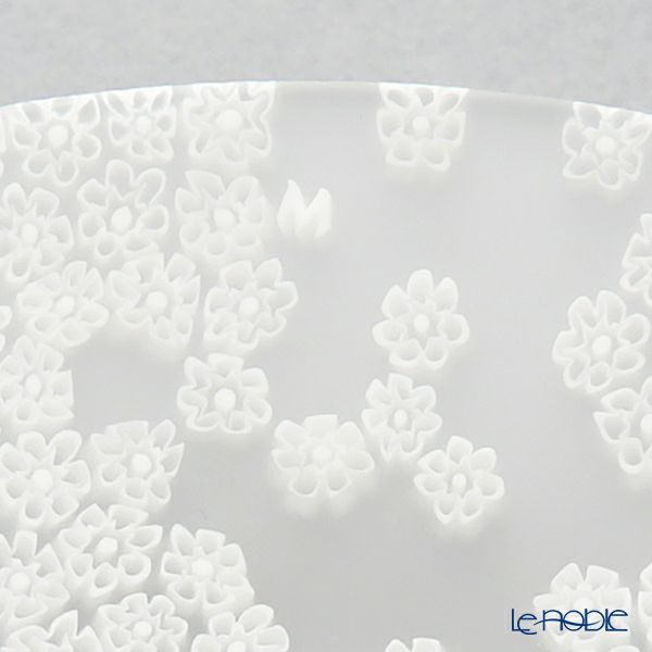 エルコーレモレッティ ミレフィオーリ プレート 19cm 春風 ホワイト VDP19 WHITE