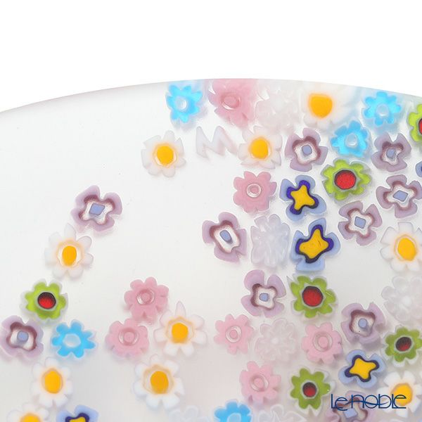 エルコーレモレッティ ミレフィオーリ フラットプレート 19cm 春風 マルチカラー VDP19 Multi