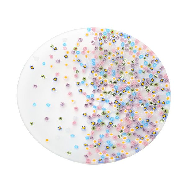 エルコーレモレッティ ミレフィオーリ フラットプレート 19cm 春風 マルチカラー VDP19 Multi