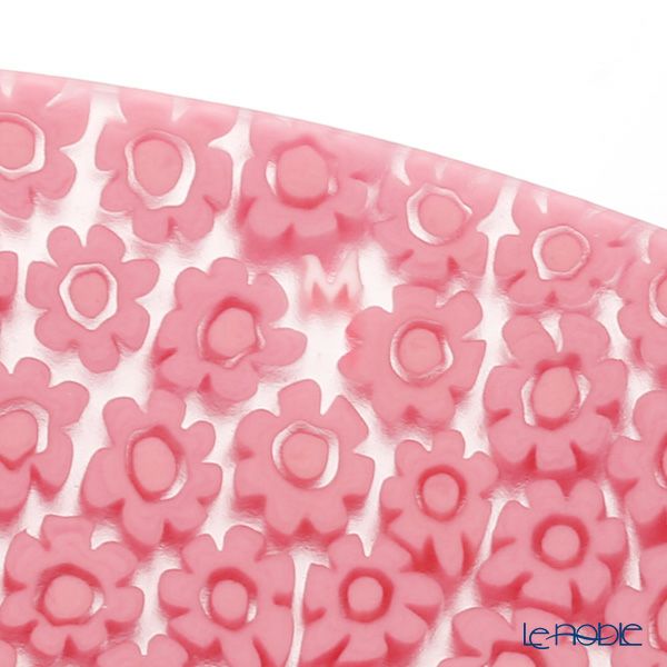 エルコーレモレッティ ミレフィオーリ プレート 24cm ピンク（33）