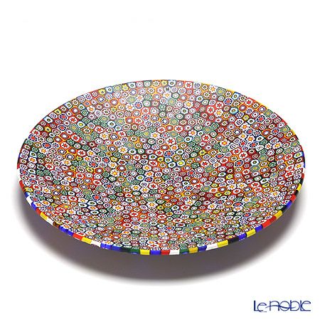 エルコーレモレッティ ミレフィオーリ プレート 24cm ゲンショク多彩（100）