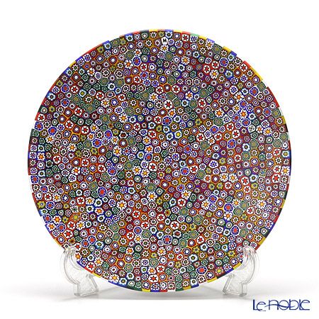 エルコーレモレッティ ミレフィオーリ プレート 24cm ゲンショク多彩（100）