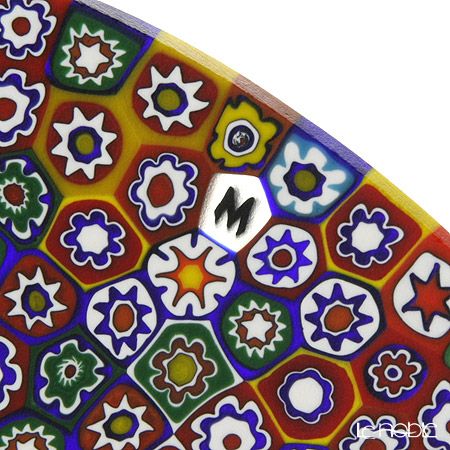 エルコーレモレッティ ミレフィオーリ プレート 24cm ゲンショク多彩（100）